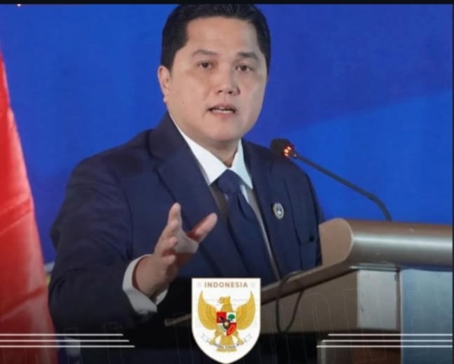 Ketum PSSI Erick Thohir. (Instagram]